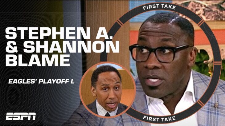 👉 Stephen A. & Shannon Sharpe POINT BLAME after the Eagles’ playoff loss to the Bucs 👈 | First Take