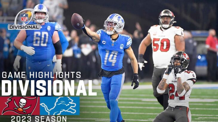 Tampa Bay Buccaneers vs. Detroit Lions Game Highlights | NFL 2023 Divisional Round