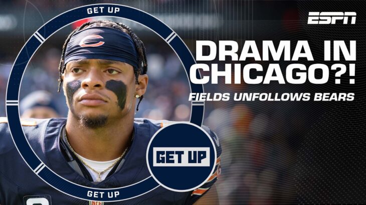 🚨 DRAMA IN CHICAGO?! 🚨 Justin Fields UNFOLLOWS Bears on social media 👀 | Get Up