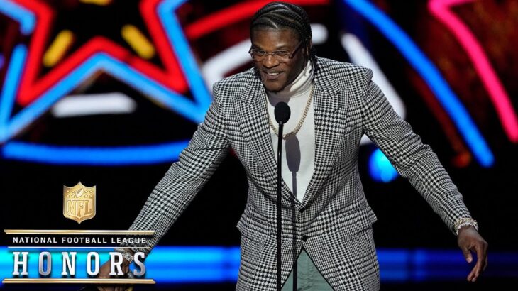Lamar Jackson wins Most Valuable Player of the Year Award | 2024 NFL Honors