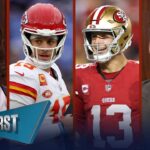 Mahomes new checkdown king, Purdy Best QB, Chiefs bulletin board material | NFL | FIRST THINGS FIRST