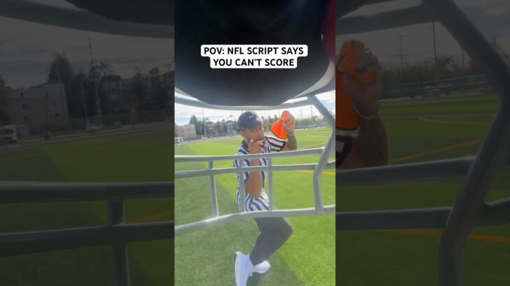 POV: NFL SCRIPT SAYS YOU CAN’T SCORE.. #nfl #funny #shorts