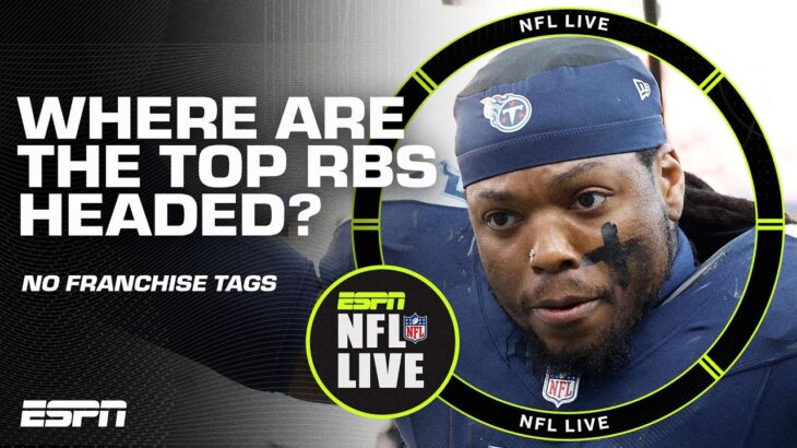 Where will the NFL’s TOP RUNNING BACK FREE AGENTS end up this offseason? 👀 | NFL Live