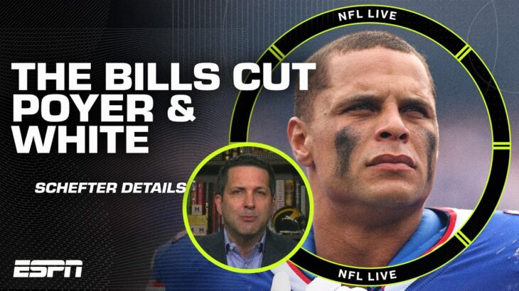 🚨 BREAKING 🚨 Buffalo Bills RELEASE Jordan Poyer AND Tre’Davious White 👀 | NFL Live