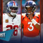 Eagles sign Saquon Barkley & Russell Wilson agrees to terms with Steelers | NFL | FIRST THINGS FIRST