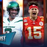 Mahomes restructures deal, Chiefs open $21M in cap space, Rodgers for VP? | NFL | FIRST THINGS FIRST