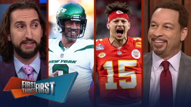 Mahomes restructures deal, Chiefs open $21M in cap space, Rodgers for VP? | NFL | FIRST THINGS FIRST