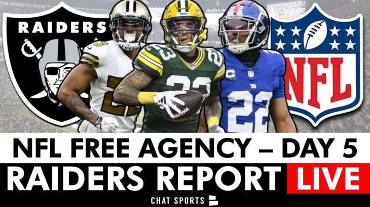 Raiders Free Agency LIVE: 2024 NFL Free Agency Tracker + Las Vegas Raiders Rumors & NFL News | Day 5