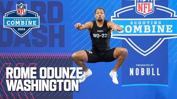 Rome Odunze’s 2024 NFL Scouting Combine workout