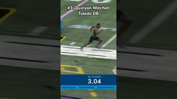 Top 5 Fastest 40-Yard Dash Times At 2024 NFL Combine ⚡️ 💨