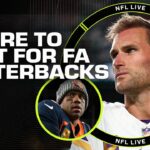Who will Kirk Cousins and Russell Wilson end up playing for? 🤔 | NFL Live