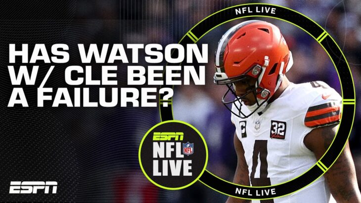 ABJECT FAILURE! 🗣️ Marcus Spears doesn’t hold back on Deshaun Watson w/ the Browns | NFL Live