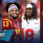 Caleb Williams, JJ McCarthy, Marvin Harrison Jr. headline Nick’s NFL Mock Draft | FIRST THINGS FIRST
