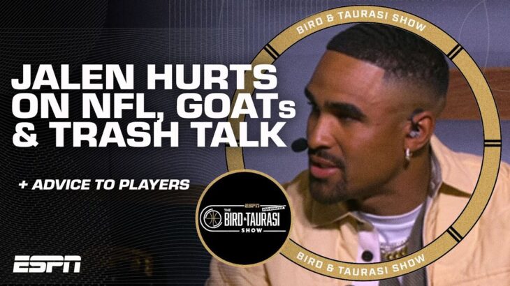 Jalen Hurts on NFL trash talk, the GOAT debate & advice to young players! | The Bird & Taurasi Show