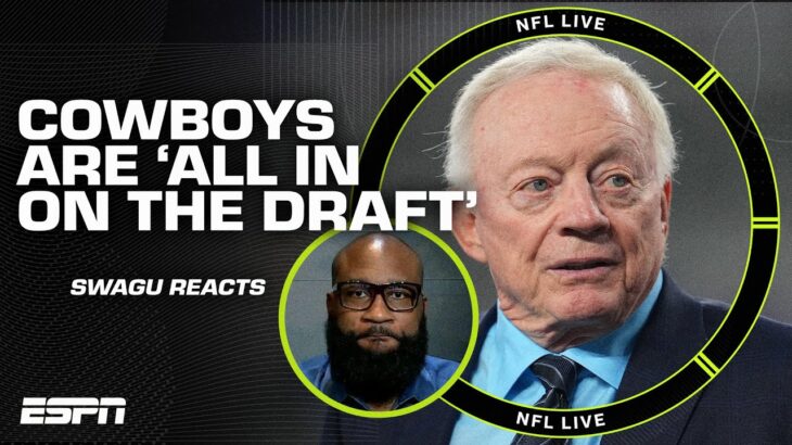 Jerry Jones says Cowboys are ALL IN on the NFL Draft?! 👀 Marcus Spears reacts | NFL Live