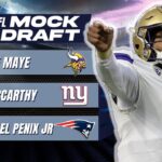 NEW 2024 NFL Mock Draft Full 1st Round with Trades! I Non-traditional landing spots for top QBs