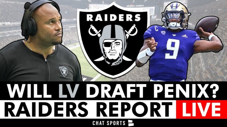 Raiders Rumors Live On Michael Penix Jr. Before 2024 NFL Draft + Las Vegas Raiders Draft Targets