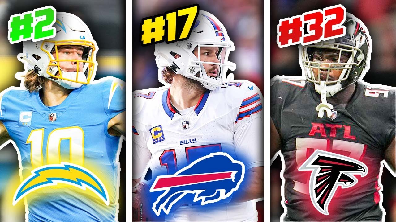 Ranking All 32 NFL Teams' Uniform From WORST To FIRST | American ...