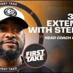 ALL IN! 😤 Stephen A. reacts to the Steelers & Mike Tomlin agreeing to 3-year extension | First Take