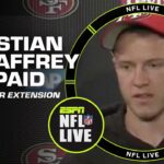 CHRISTIAN MCCAFFREY GOT PAID 💰 ‘He COMMANDS this type of money!’ – Swagu | NFL Live