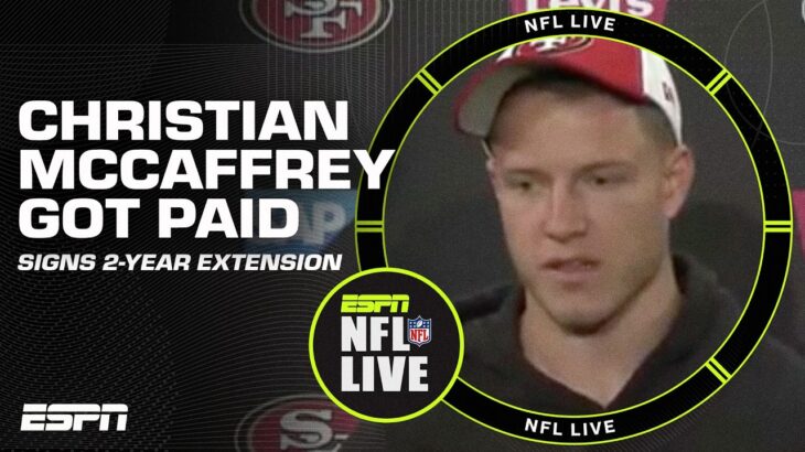 CHRISTIAN MCCAFFREY GOT PAID 💰 ‘He COMMANDS this type of money!’ – Swagu | NFL Live