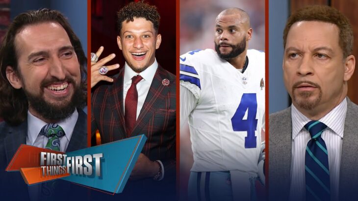 Chiefs receive Super Bowl rings & Dak seeks $60M per year from Cowboys | NFL | FIRST THINGS FIRST