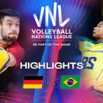 🇩🇪 GER vs. 🇧🇷 BRA – Highlights | Week 2 | Men’s VNL 2024