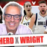 Nick Wright on NFL QB Draft, Luka Doncic NBA villain, Caitlin Clark-Angel Reese | Colin Cowherd
