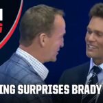 Peyton Manning surprises Tom Brady at Patriots HOF induction | NFL on ESPN