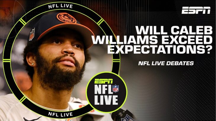 Realistic expectations for Caleb Williams’ first season with the Bears | NFL Live