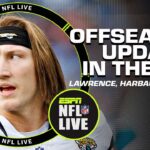 Trevor Lawrence’s contract talks 💰 How Jim Harbaugh is CHANGING the Chargers & MORE | NFL Live