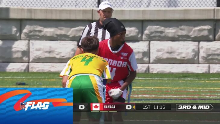 Australia  vs. Canada Highlights | NFL FLAG Football