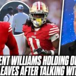 Brandon Aiyuk Talks To 49ers GM, Walks Off Field; Trent Williams Holding Out From Camp