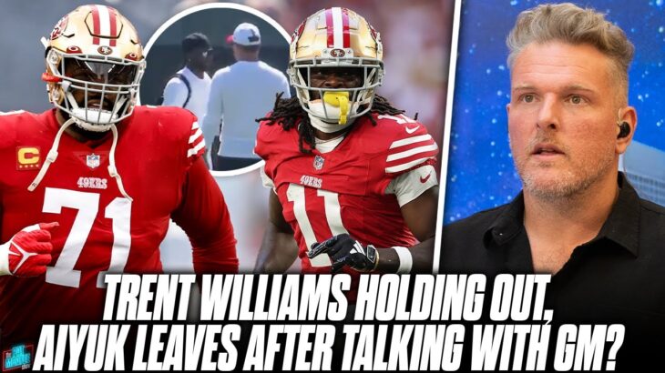 Brandon Aiyuk Talks To 49ers GM, Walks Off Field; Trent Williams Holding Out From Camp