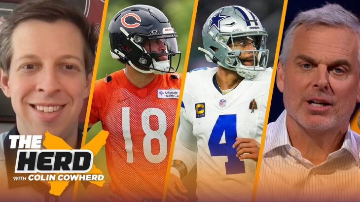 Caleb Williams impresses in camp, Will Dak Prescott’s new contract break records? | NFL | THE HERD