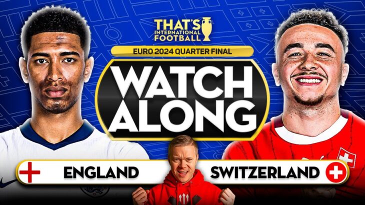 ENGLAND vs SWITZERLAND! LIVE EURO 2024 with Mark GOLDBRIDGE LIVE