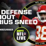 How will L’Jarius Sneed’s departure impact the Chiefs’ defense? | NFL Live