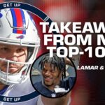 JOSH ALLEN OVERRATED? 🤔 NFL’s top-10 QB list reaction & takeaways | Get Up