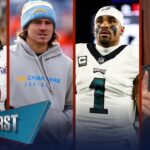 Jalen Hurts, Justin Herbert, Brandon Aiyuk under duress for next season | NFL | FIRST THINGS FIRST