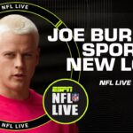 Joe Burrow arrived to training camp with a new look 💇‍♂️👀 | NFL Live