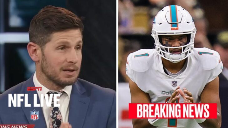 NFL LIVE | Dan Orlovsky shocked by Tua Tagovailoa gets massive 4-yr/$212.4M extension with Dolphins