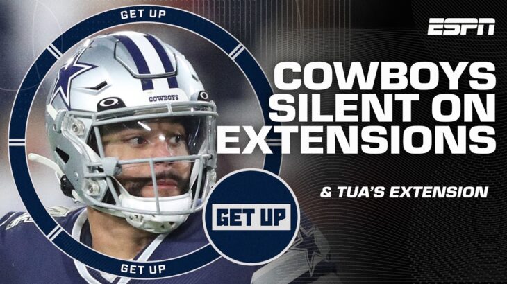 ‘POOR MAN’S NFL!’ 🗣️ Cowboys REMAIN SILENT on Dak, Lamb + Will Miami regret Tua payday? | Get Up