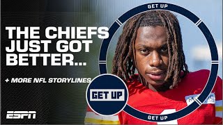 Patrick Mahomes to Xavier Worthy?! Lamar Jackson criticism floating AGAIN?! | Get Up