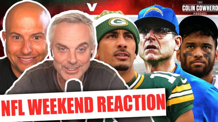 Reaction to Packers & Dolphins signing Jordan Love & Tua, Jim Harbaugh playoffs? | Colin Cowherd NFL