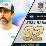 92: Aaron Rodgers (QB, Jets) | Top 100 Players of 2024