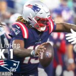 Carolina Panthers vs. New England Patriots | 2024 Preseason Week 1 Game Highlights