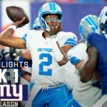 Detroit Lions vs. New York Giants | 2024 Preseason Week 1 Game Highlights