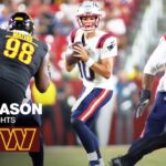 New England Patriots vs. Washington Commanders | 2024 Preseason Week 3 Game Highlights