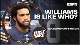 Shannon Sharpe says Caleb Williams reminds him of Patrick Mahomes?! 🍿 | First Take