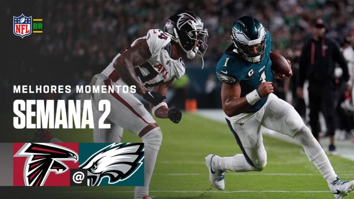 Atlanta Falcons @ Philadelphia Eagles | Melhores Momentos | NFL 2024